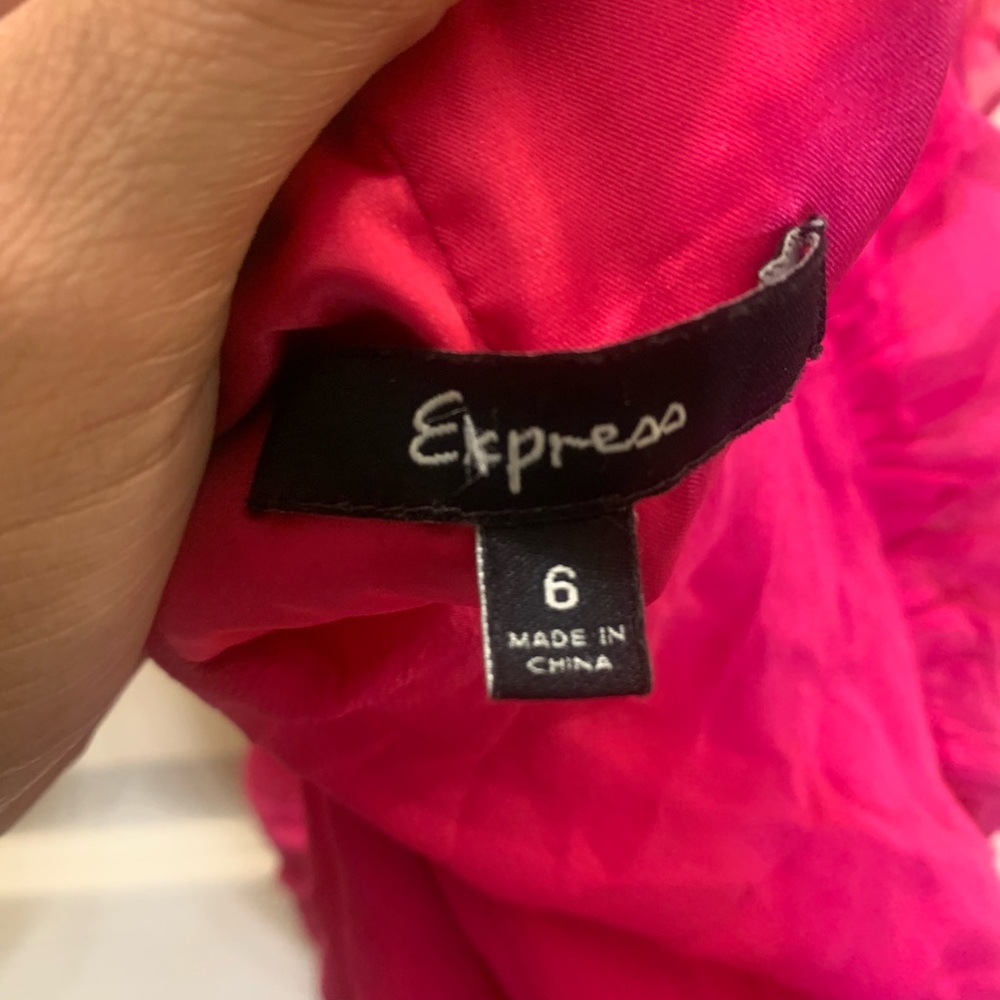 Pink Ruffled Halter shirt - Picture 7 of 9